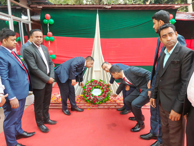 Bangladesh Assistant High Commissioner office in Agartala observed Vijay Diwas on December 16.